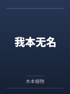 我本无名封面