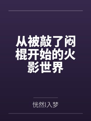 从被敲了闷棍开始的火影世界封面
